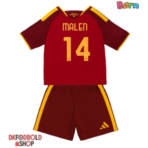 AS Roma Donyell Malen #14 Hjemmebanesæt Børn 2026-27 Kort ærmer (+ korte bukser)